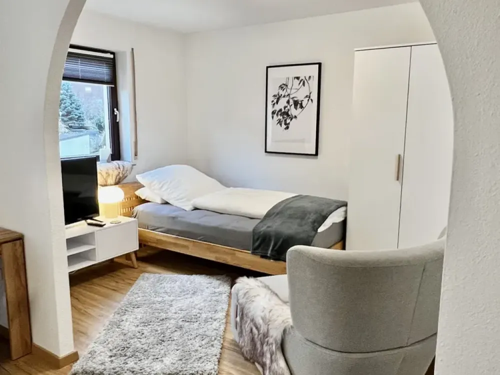 All-inclusive Apartment near Puma with Parking Space, WLAN and TV