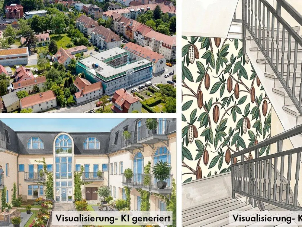 3-Zimmer-Erdgeschosswohnung mit 13 m² Terrasse in Laubegast