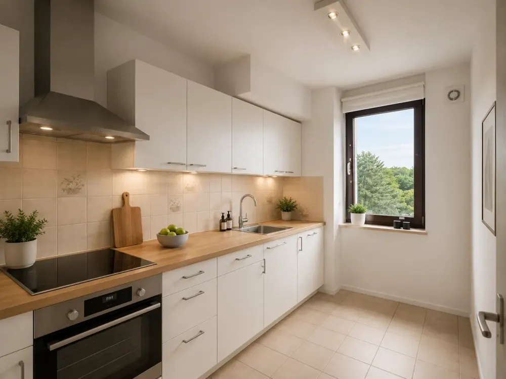 Helle 2-Zimmer-Wohnung mit Ausblick