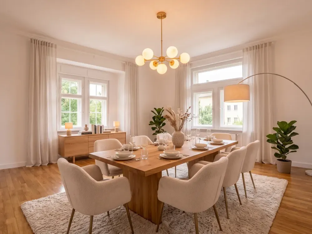 Exclusive Living in a Stylish Old Villa, 4 Rooms with Balcony, Built-in Kitchen & 2 Parking Spaces