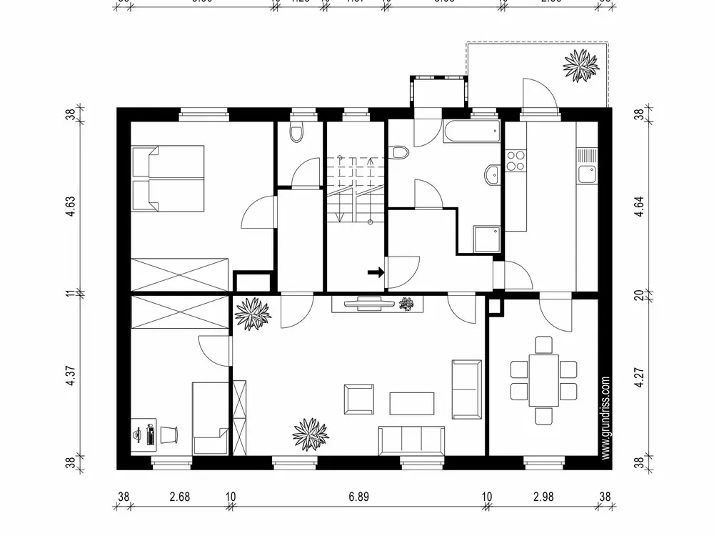 Gemütliche 4-Zimmerwohnung in zentraler Lage von Bruchsal