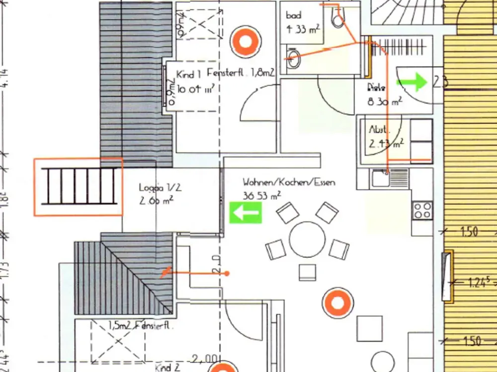 Newly Built Apartment Including Kitchen Attic