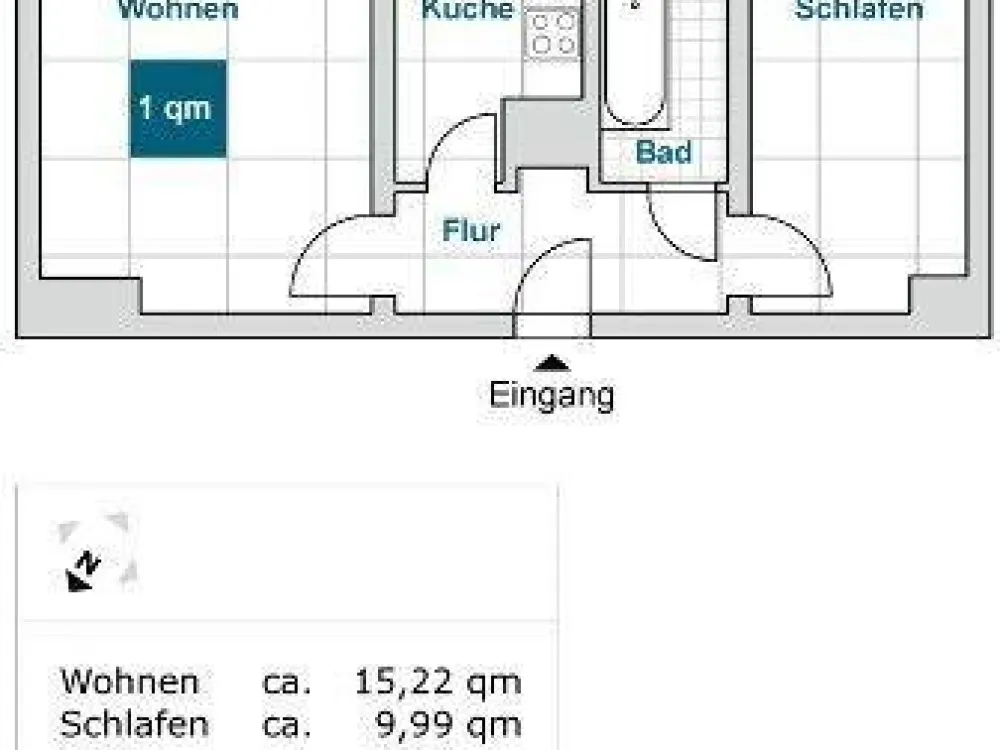 Small 2-Room Apartment in the Tiergartensiedlung!