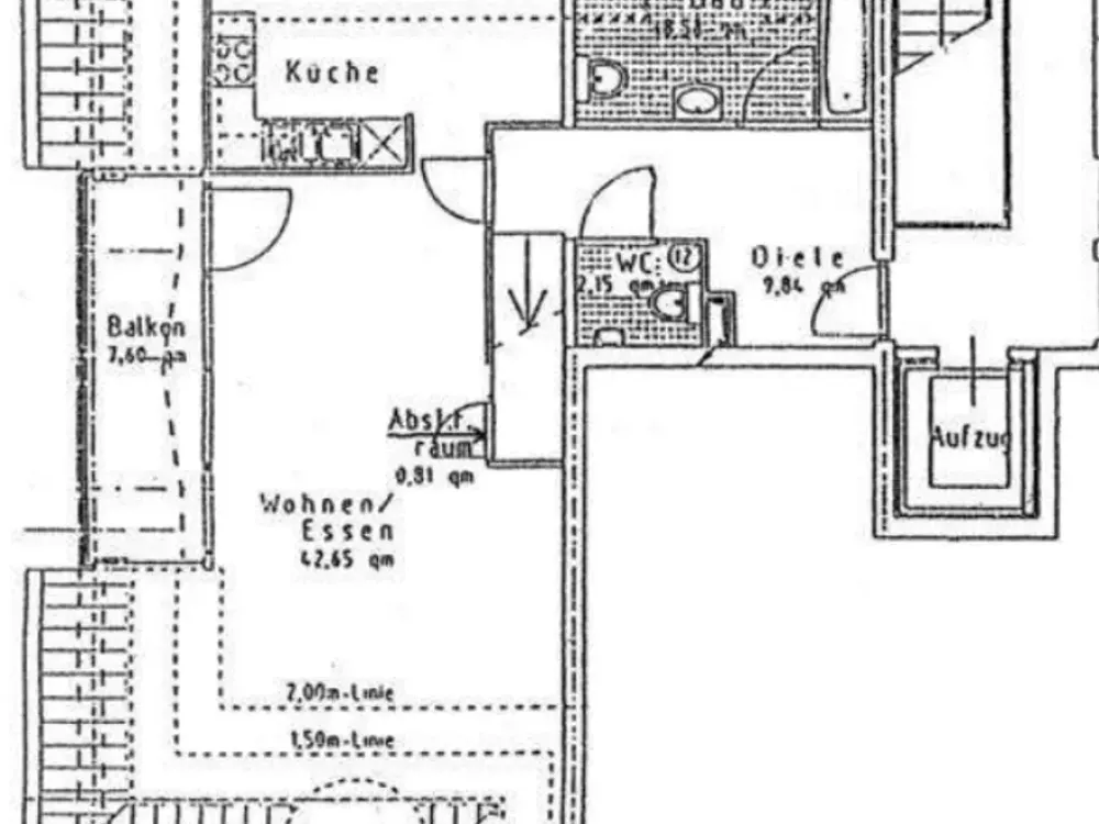 Large 2-Room Apartment I Saarner Kuppe I Balcony I Parking Space
