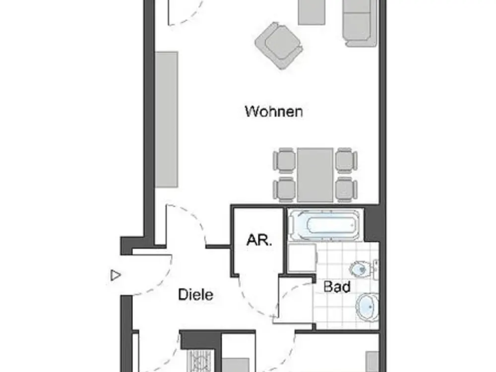 TRAUMWOHNUNG FÜR 2 am Hochdahler Markt, super zentrale Lage! Nur mit WBS anzumieten!