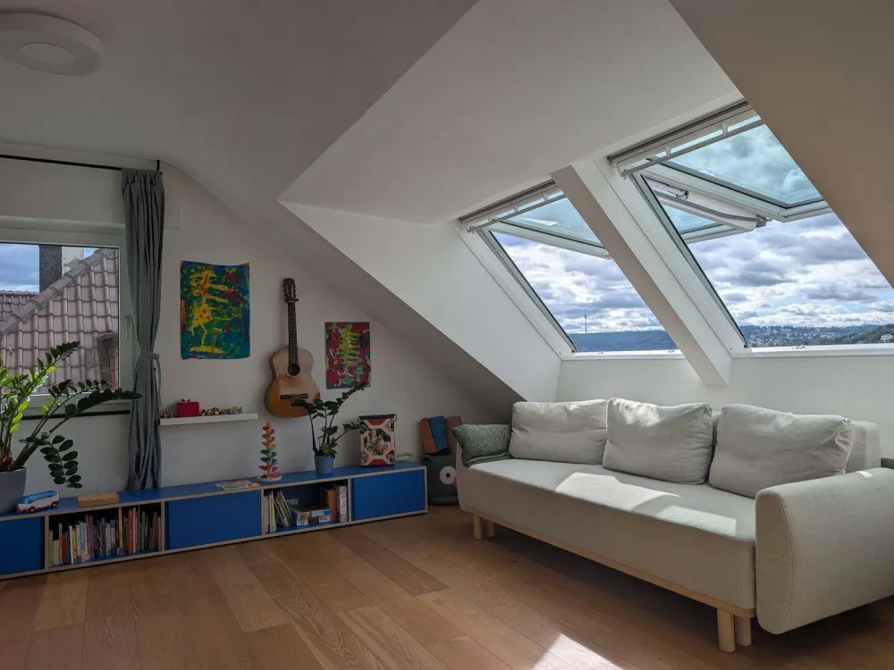 Dreamlike 4-Room Apartment on a Mid-Level with Panoramic View, 2 New Bathrooms & Expanded Loft