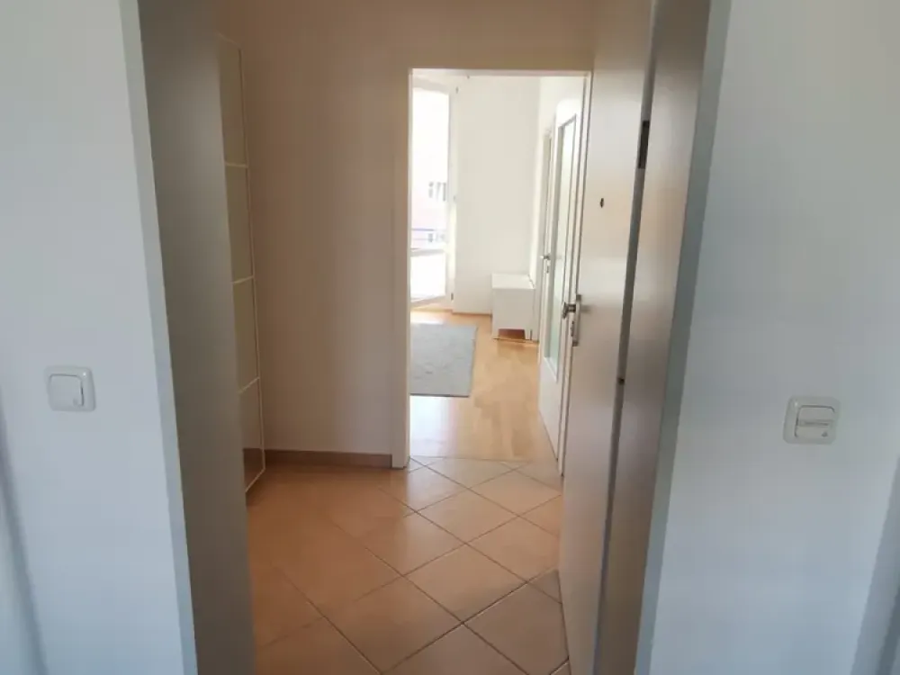Furnished, light-filled sun apartment; 1-room apartment with 15 sqm south-facing balcony, kitchen, bathroom