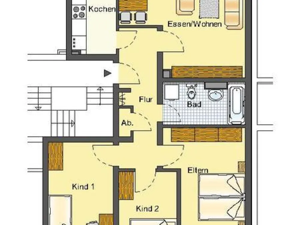 Bright 4-Room Apartment