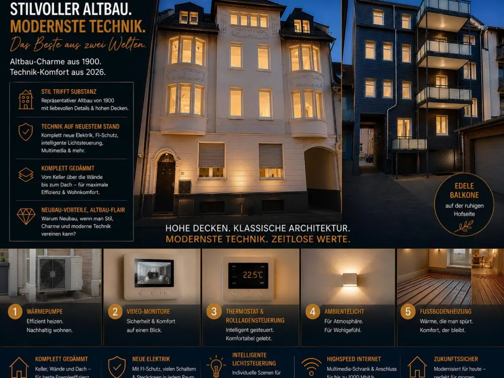 +++ 15 min to Ddorf/Köln, SG OHLIGS PREMIUM, 4 rooms, balcony, ~120m