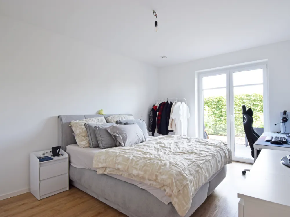 In idyllic location: "Modern 2-room new-build apartment in Hamburg-Kirchwerder"