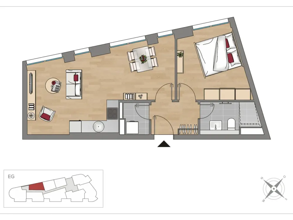 Urban Living in OSTFORUM Leipzig I Modern Apartments in Central City Location I
