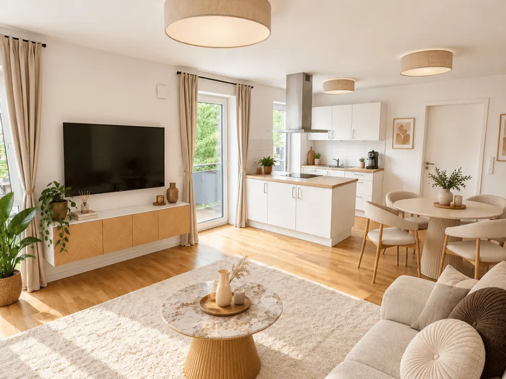 Your new home in Bahrenfeld, furnished room in 2-person shared flat with balcony | All-inclusive