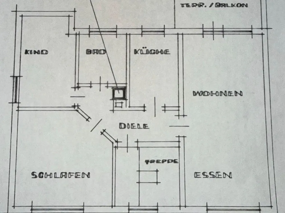 Rental Apartment / Attic Apartment with 3 Rooms, Kitchen, Bathroom