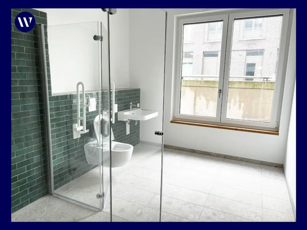 Wheelchair-Accessible Living, Modern 3-Room Apartment with Terrace, Fitted Kitchen, Daylight Bathroom