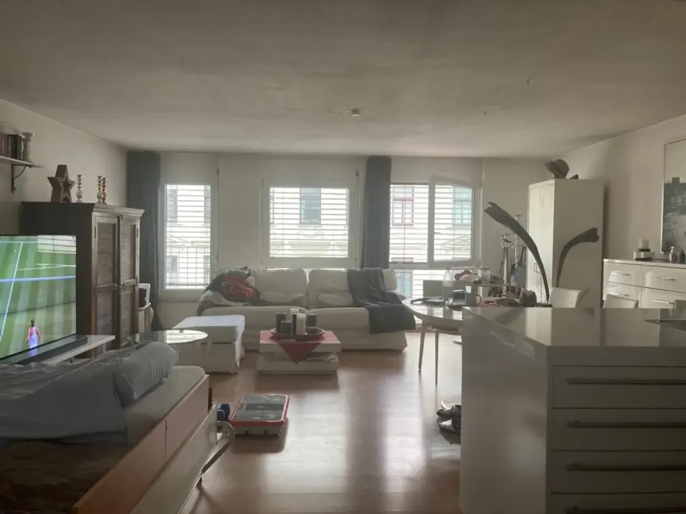 Exclusive, spacious 1-room apartment with fitted kitchen/partly furnished in Zentrum-Süd in Leipzig