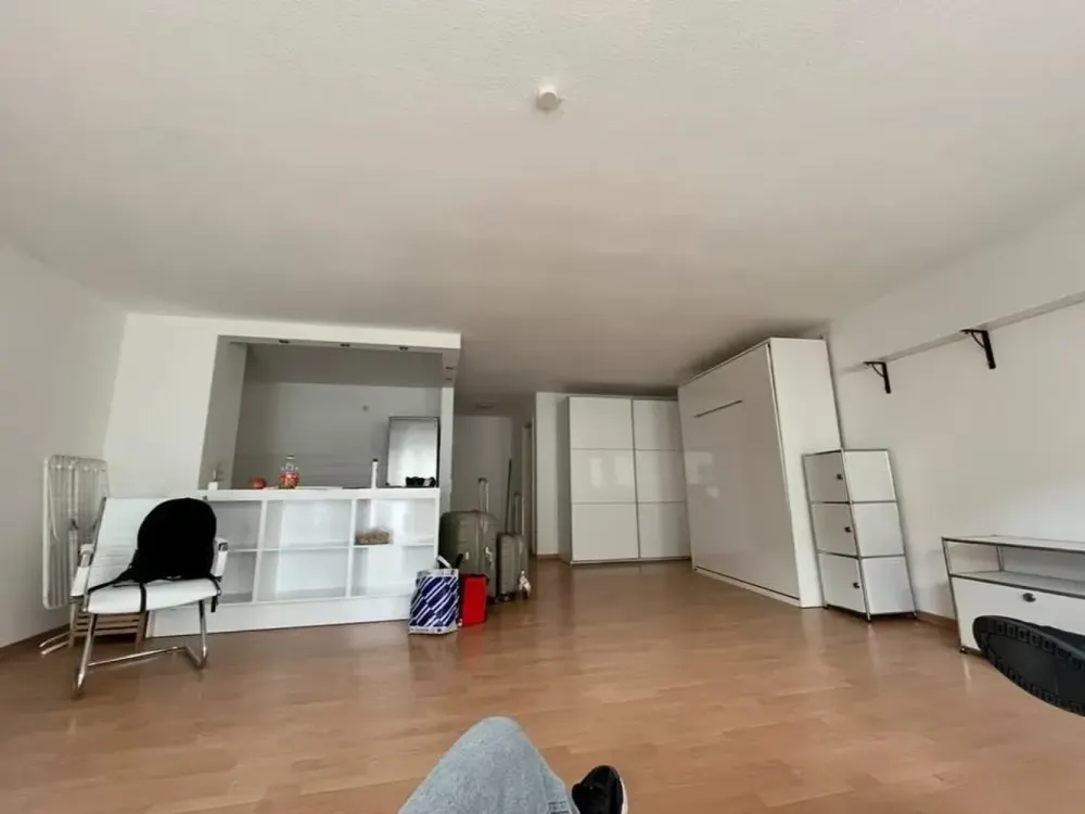 Exclusive, spacious 1-room apartment with fitted kitchen/partly furnished in Zentrum-Süd in Leipzig