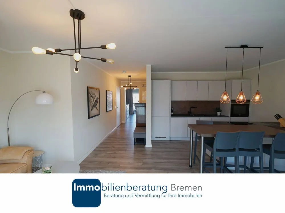 Short-term rental possible - Furnished 2-room apartment with two balconies