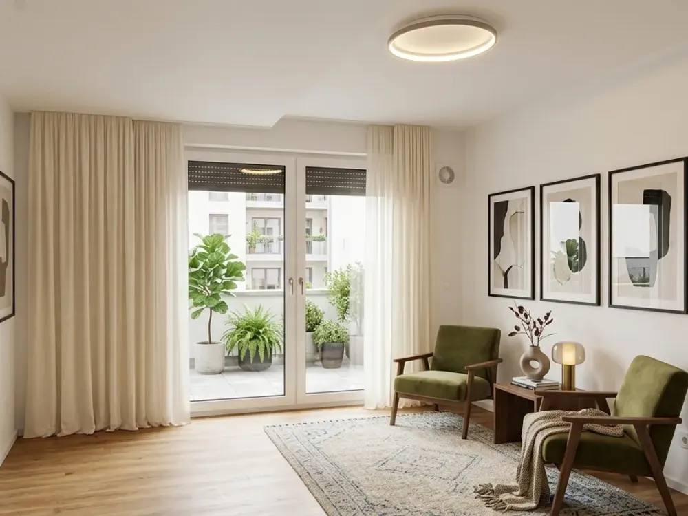 Barrierefrei & Aktiv: Helle 2-Zimmer-Seniorenwohnung in Obergrombach