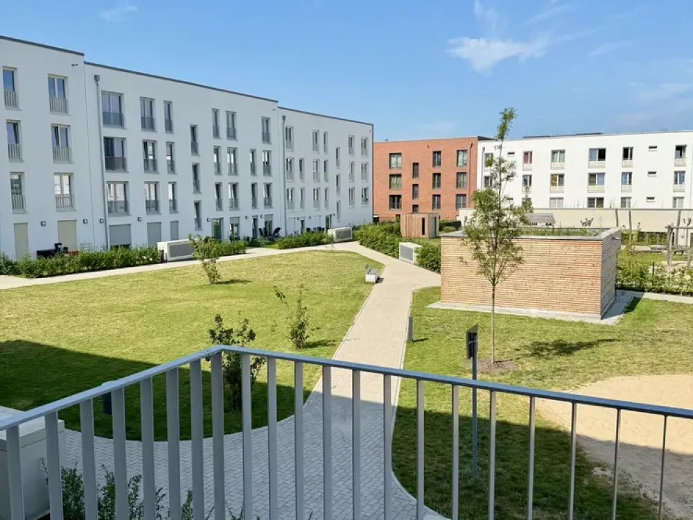 New Development Area Hannover KRONSRODE: Built-in Kitchen/Cooking Island, Balcony, 2 Bathrooms, Underfloor Heating, Elevator, Cellar, Underground Parking