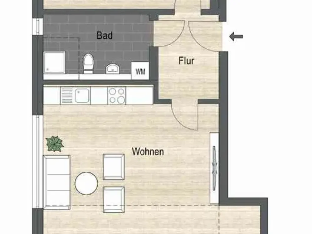 Take me! 2-room apartment