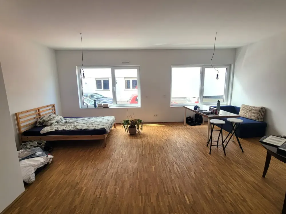Perfect for Singles: 1-Room Apartment with Fitted Kitchen in the New Development "Großherzog Friedrich Höfe"