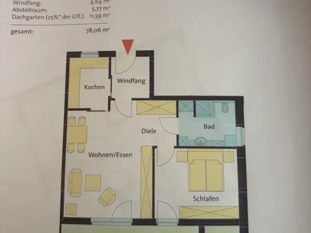 High-quality penthouse apartment with large terrace
