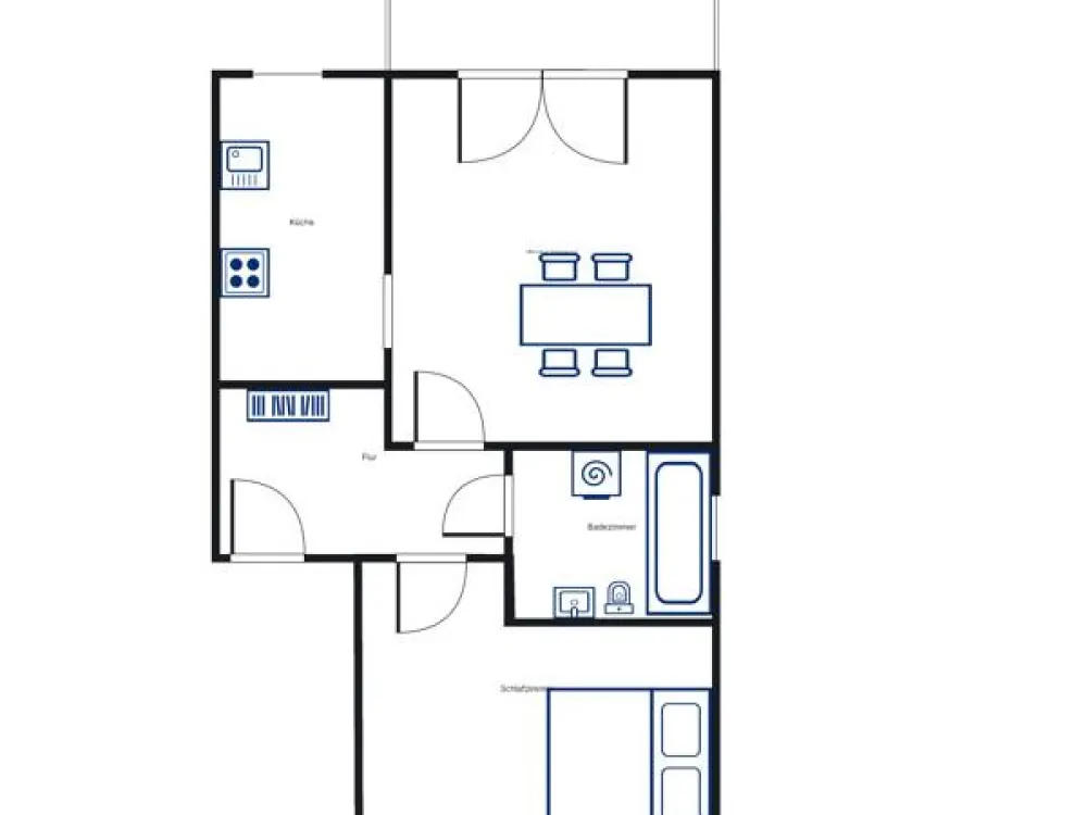 Attractive 2-Room Apartment in a Good Residential Area