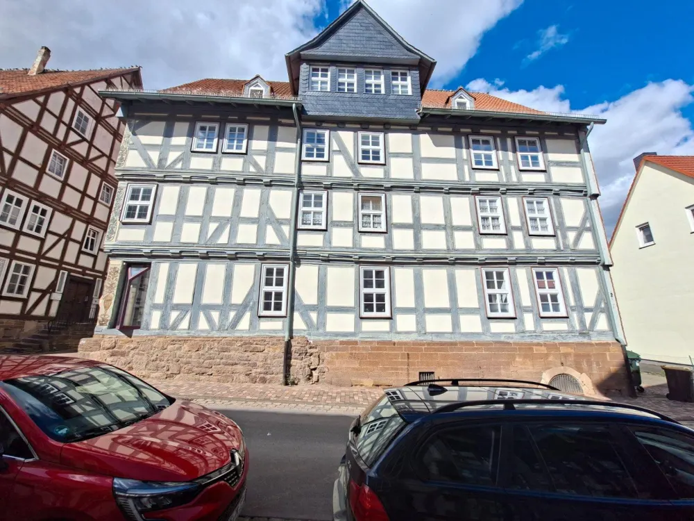 4-room apartment in historic half-timbered house, freshly renovated