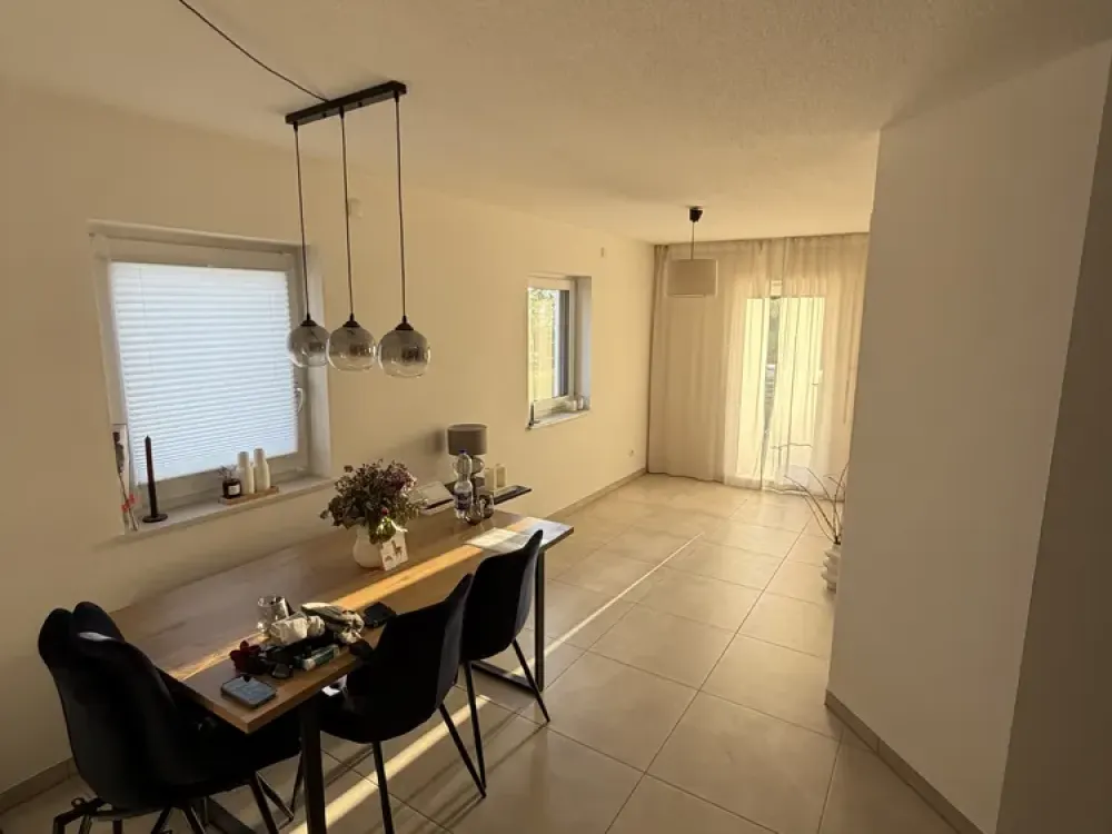 Low-energy 2-room garden apartment with fitted kitchen