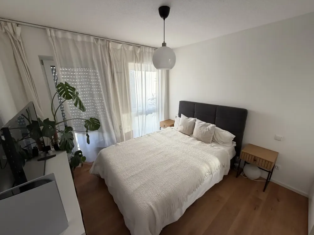 Low-energy 2-room garden apartment with fitted kitchen