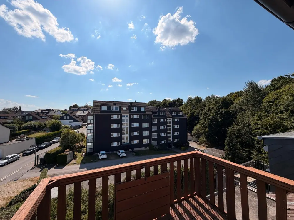 Freshly Renovated, Bright 2-Room Attic Apartment with Balcony
