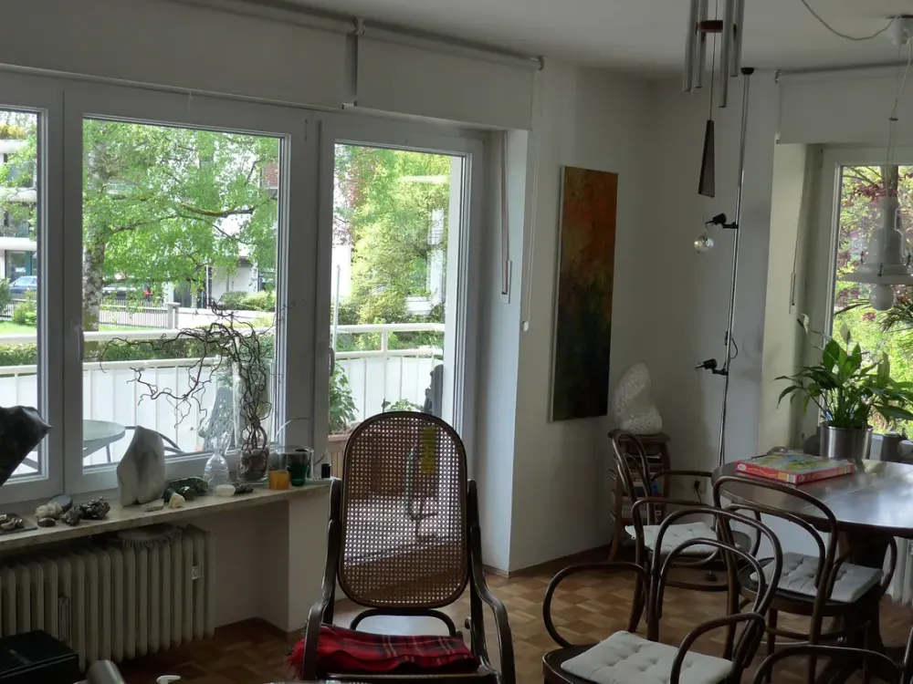 Quiet and bright 3-room apartment in Pullach im Isartal in a dream location
