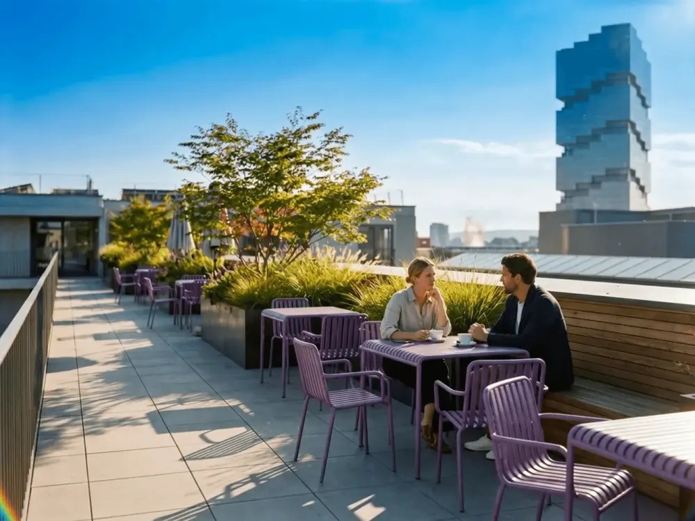 FRIEDRICH: Neubau-Penthouse mit Dachterrasse & Sportbereich in Berlin I BEG-40 | Erstbezug 01.10.26