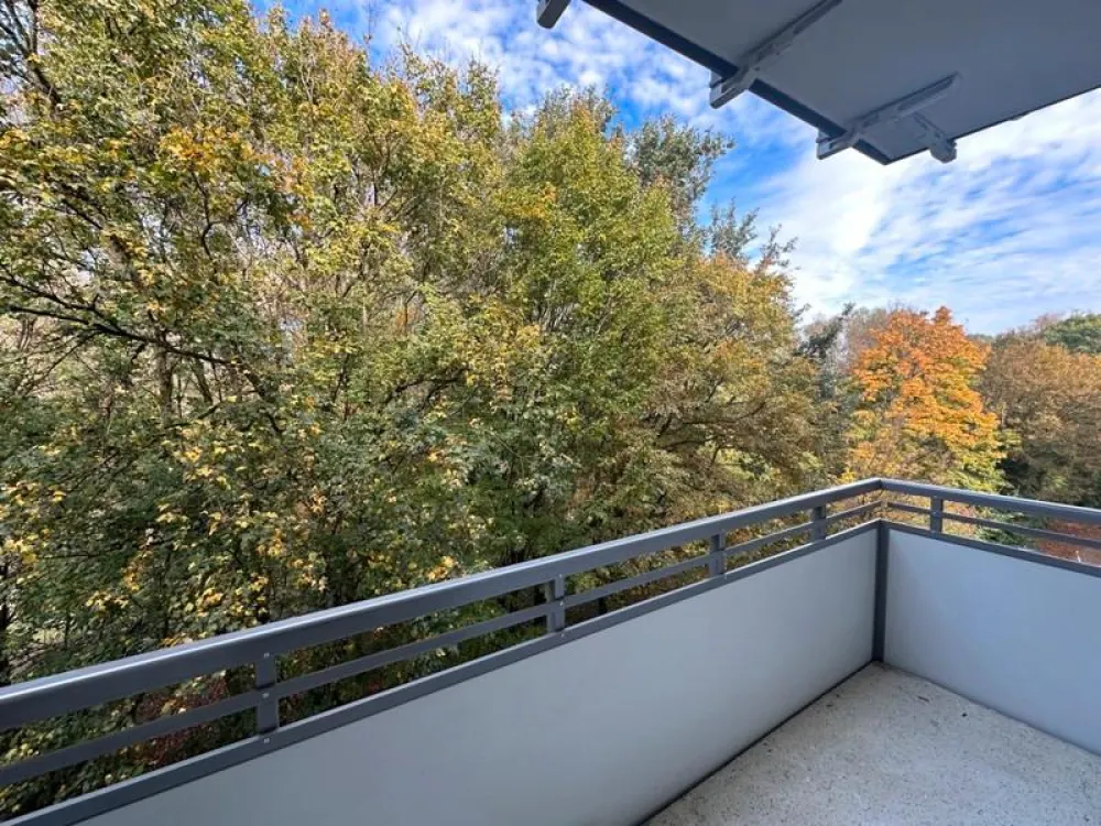3-room apartment with balcony directly on the Alb (3rd floor without elevator)