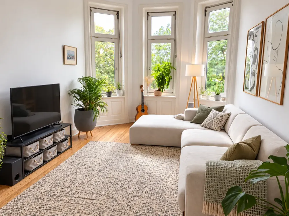 Spacious, Light-Flooded 4.5-Room Old Building Apartment with 2 Balconies in Winterhude