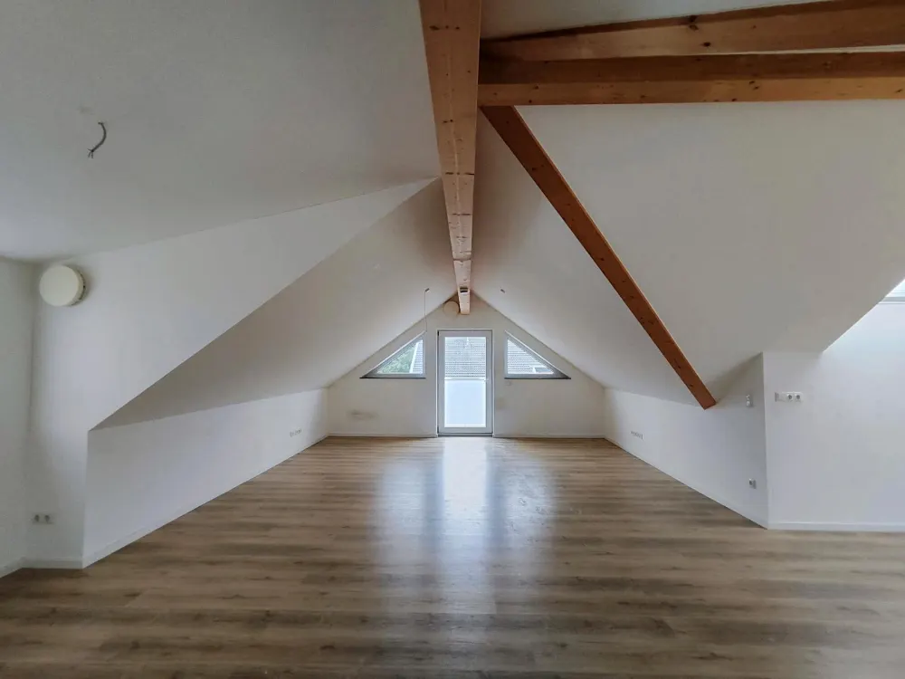 2-Room Attic Apartment with Balcony near Memmingen