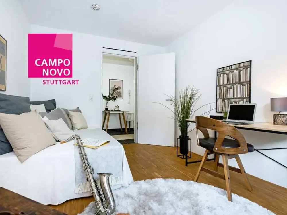 Ankommen, Wohlfühlen, Zuhause sein. Möbliertes Zimmer zum Verlieben.