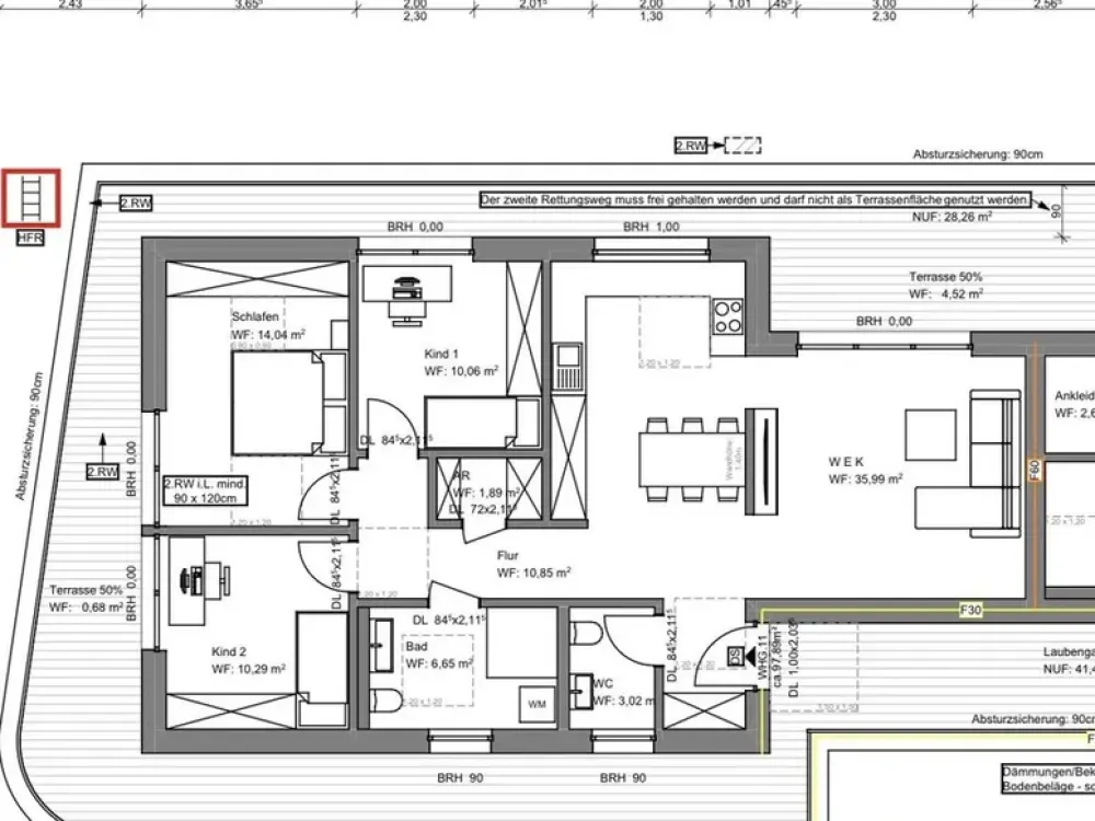 Exclusive Penthouse with Surrounding Roof Terrace - First Occupancy from 01.10.2026