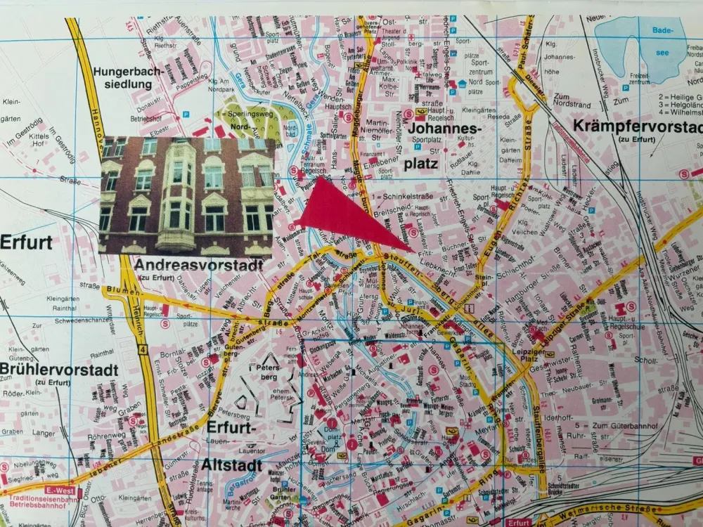 ERFURT 2 room apartment 52 sqm FOR RENT with fitted kitchen