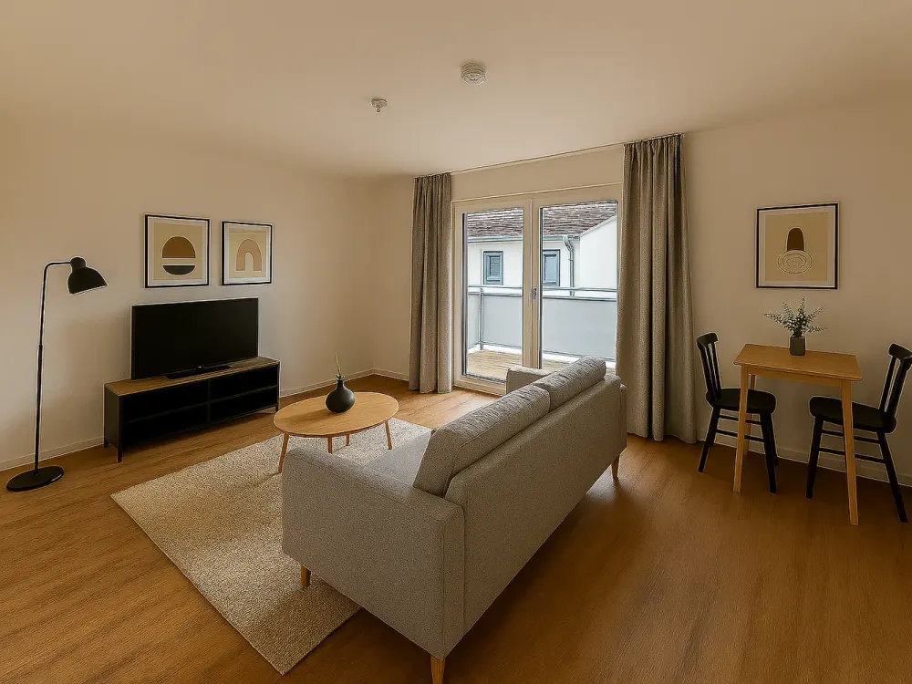 Barrier-free, bright 2-room apartment with balcony in Brandt-Quartier Hagen