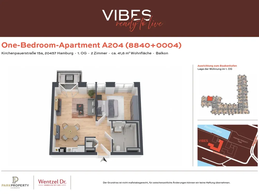 High-quality One-Bedroom Apartment - Wentzel Dr.