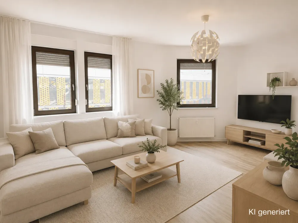 Bright 4-Room Apartment in Saarbrücken City