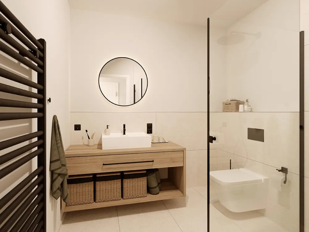 New Build First Occupancy; Exclusive and High-Quality Equipped 1-Room Terrace Apartment in House B