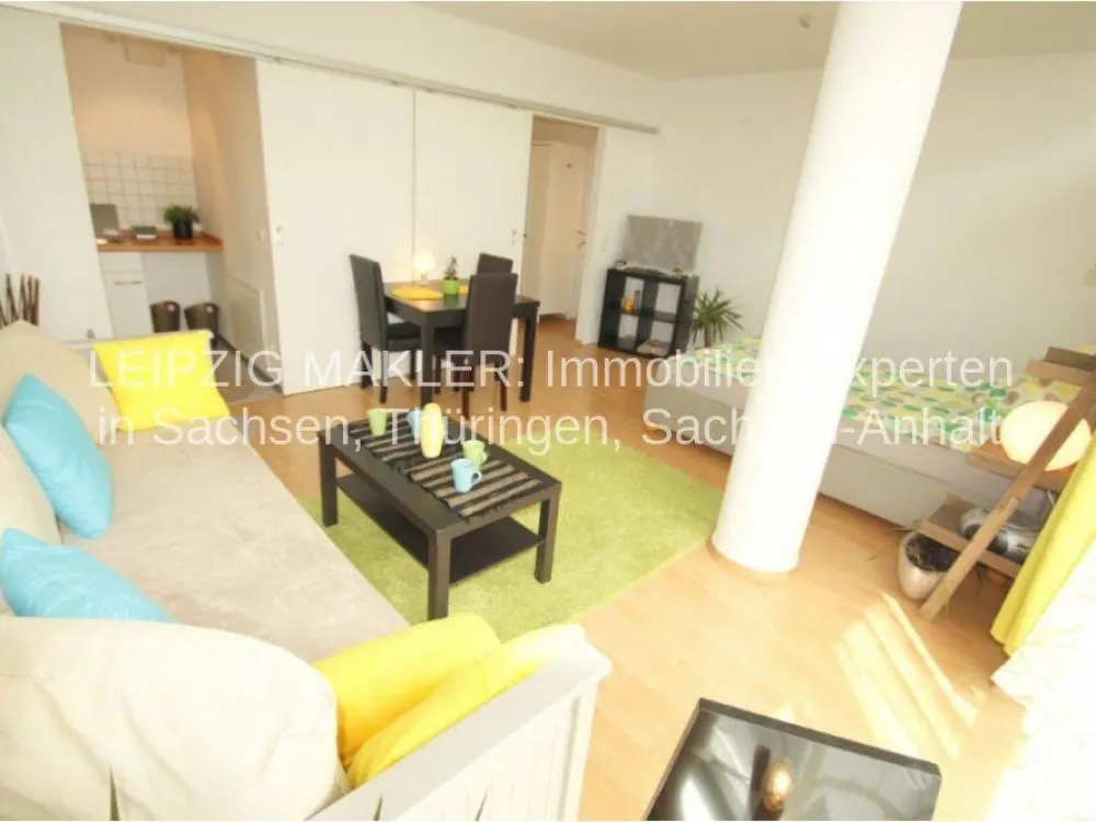 Flat rate rent 795 €/month - Fully furnished 1-room apartment in Leipzig city center