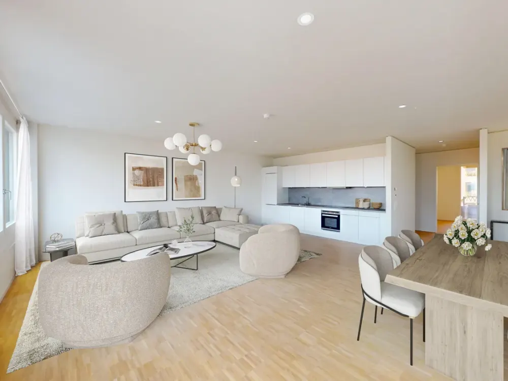 Live Bright, Großzügiges 2-Zimmer-Apartment mit Loggia im Crown II