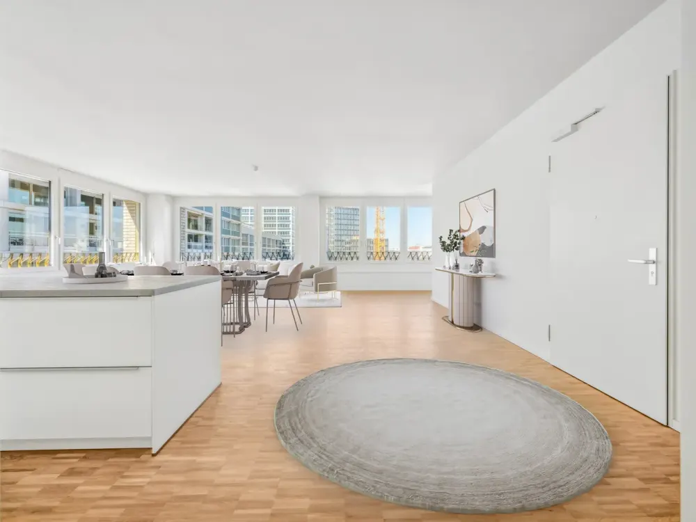 Live Bright, Großzügiges 2-Zimmer-Apartment mit Loggia im Crown II