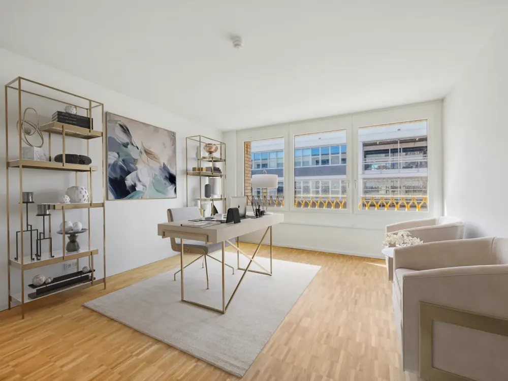 Live Bright, Großzügiges 2-Zimmer-Apartment mit Loggia im Crown II