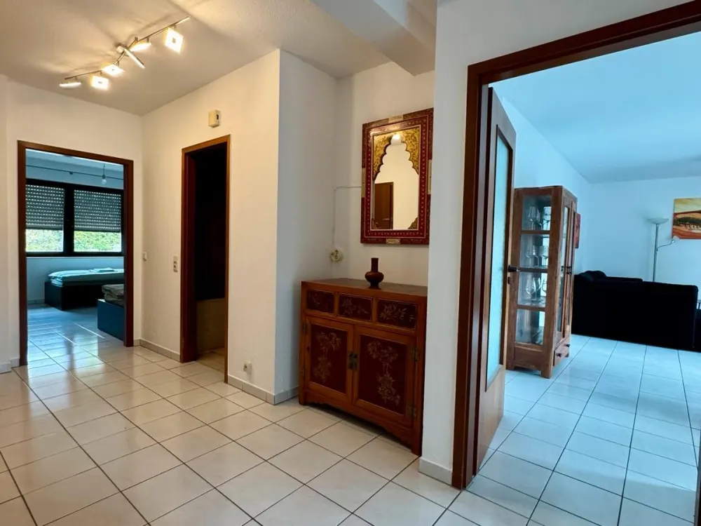 Bright 3-room apartment with fitted kitchen, balcony and parking space in St. Ingbert
