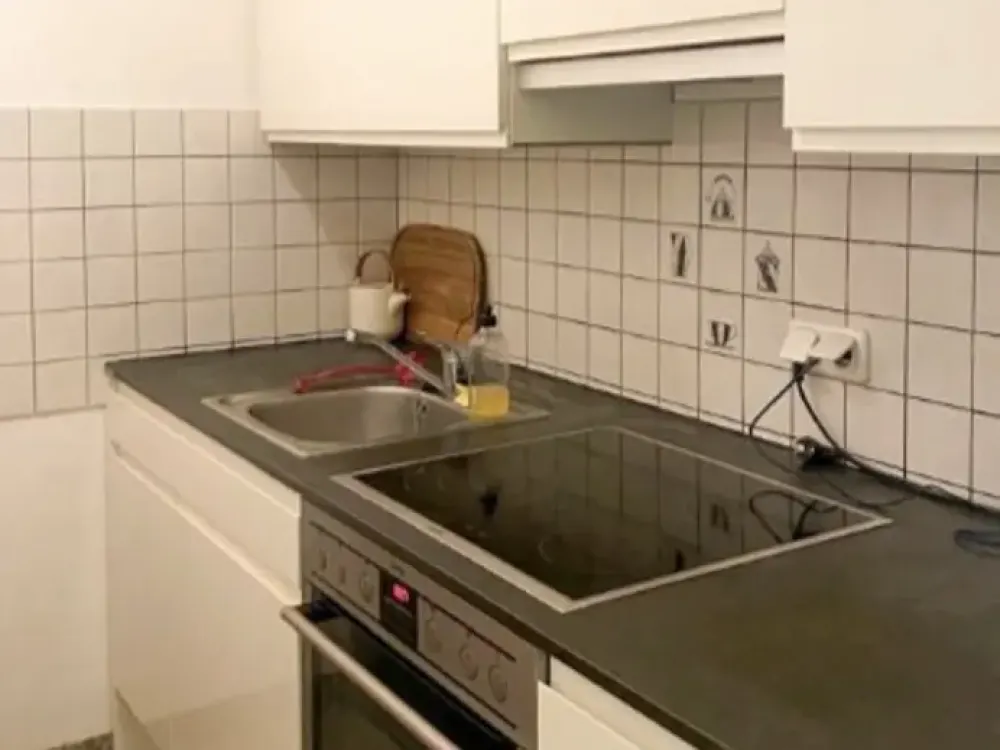 1 Room Apartment with Balcony Near Silberhornstraße