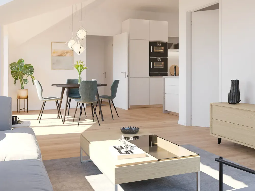 Moderne 2-Zimmer-Wohnung mit Balkon